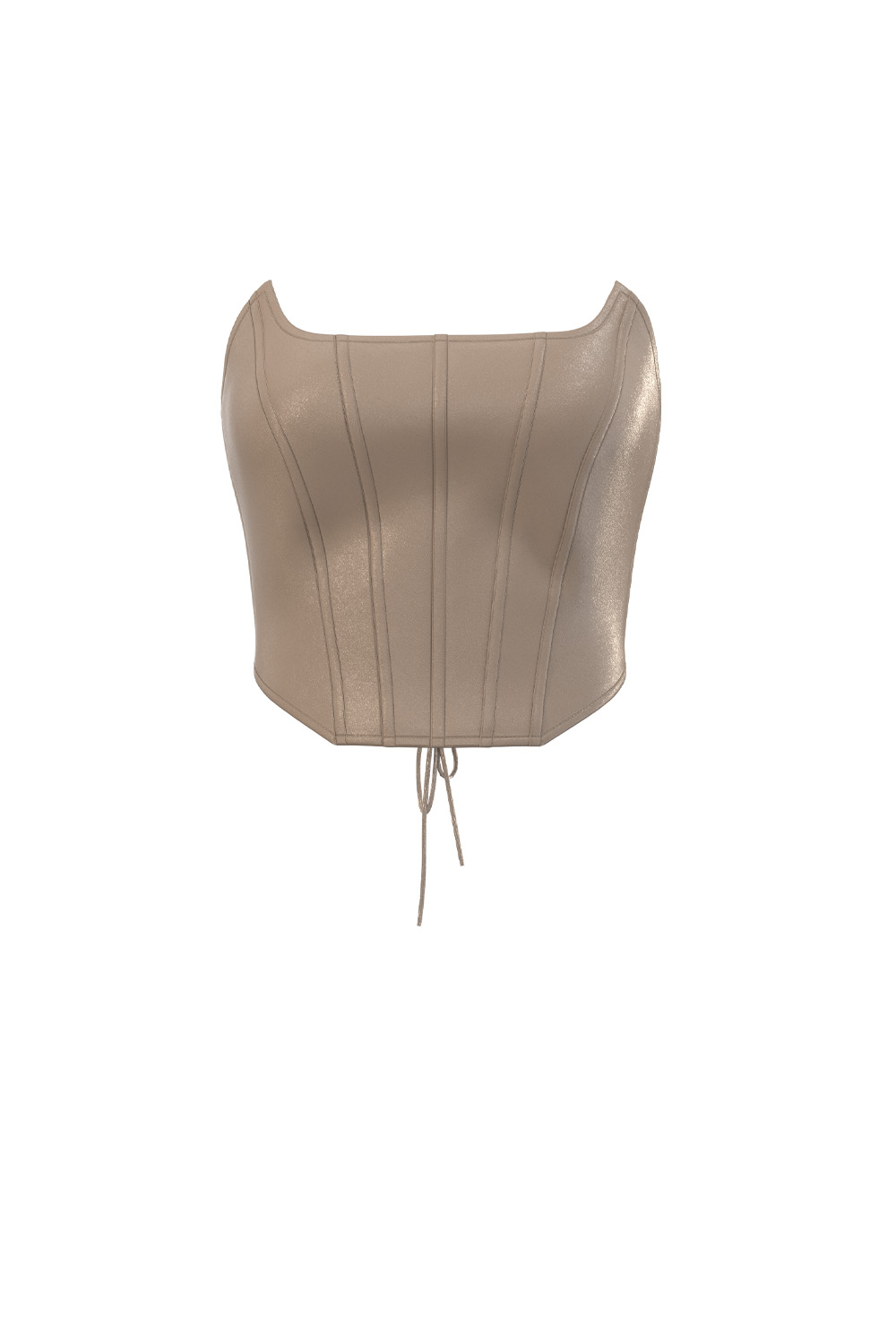 Leather corset female for Gepur