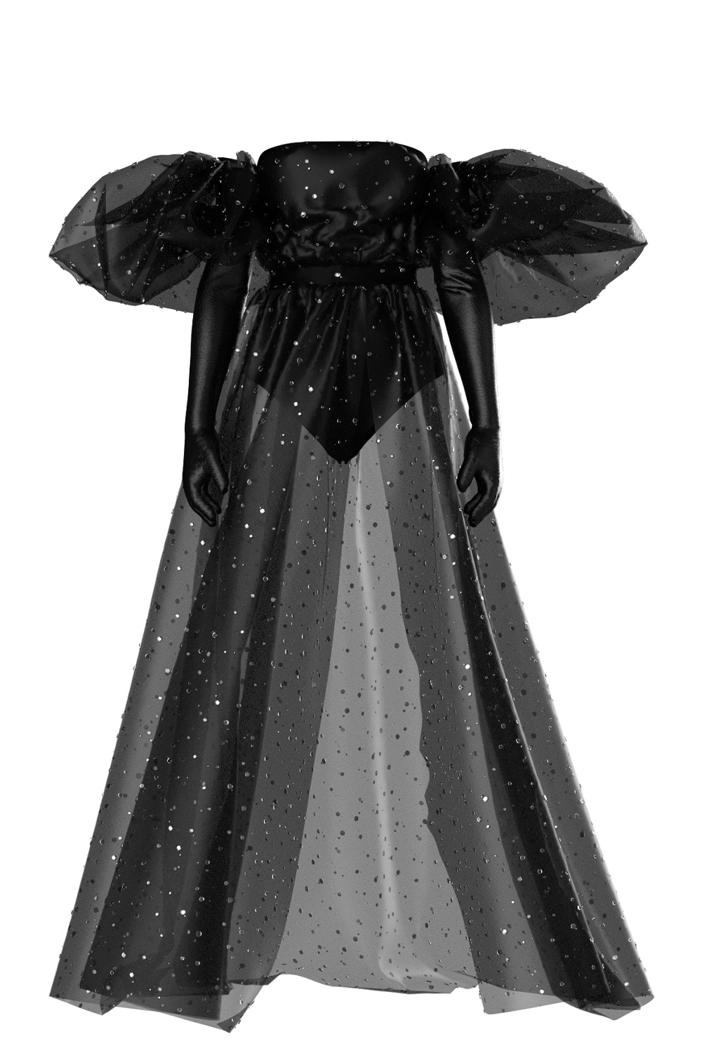 Evening dress with gloves Valentino