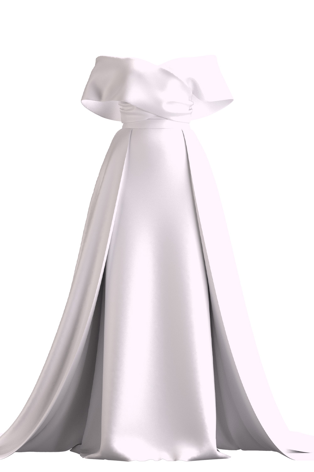 Wedding off-shoulder dress