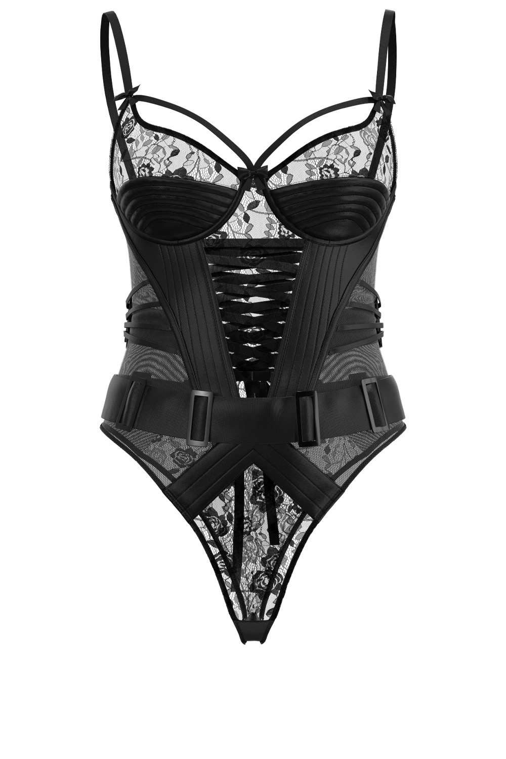Lace body corset (front)