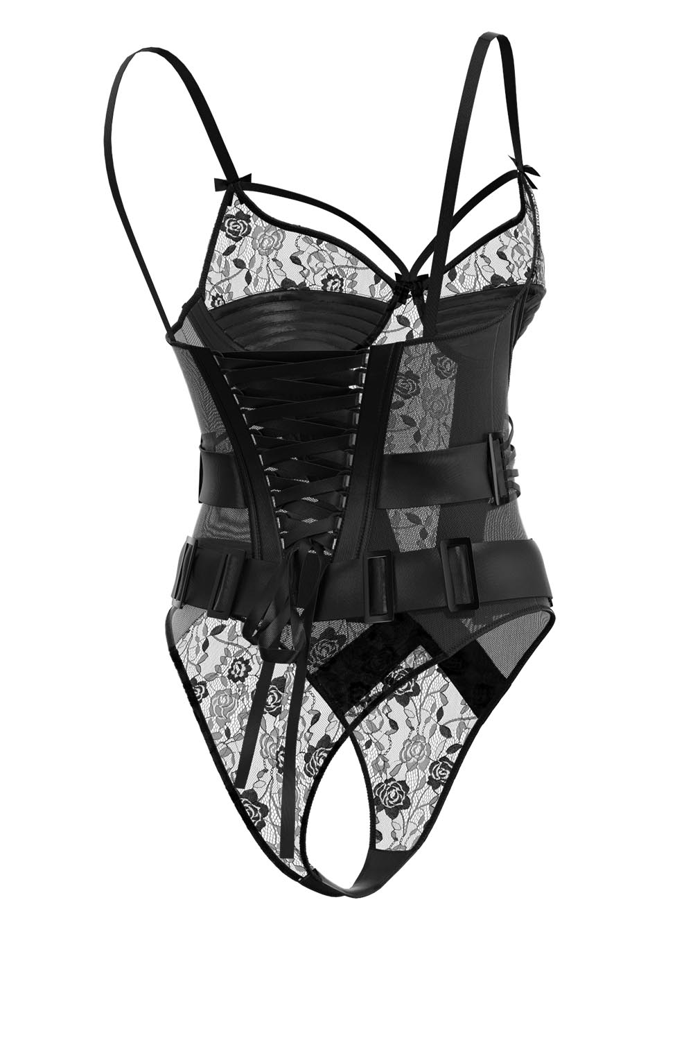 Lace body corset (back)