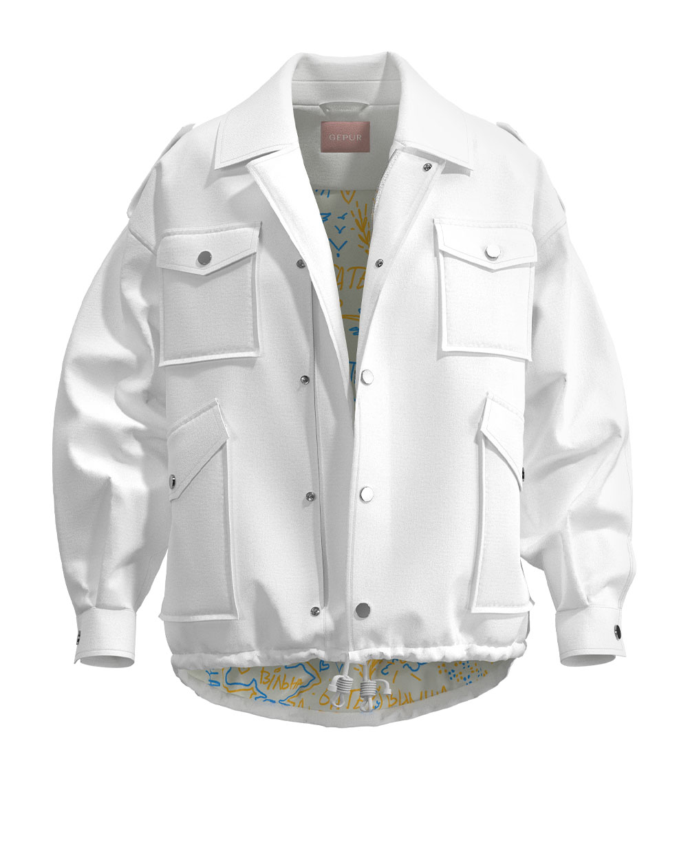Women's cotton jacket Gepur
